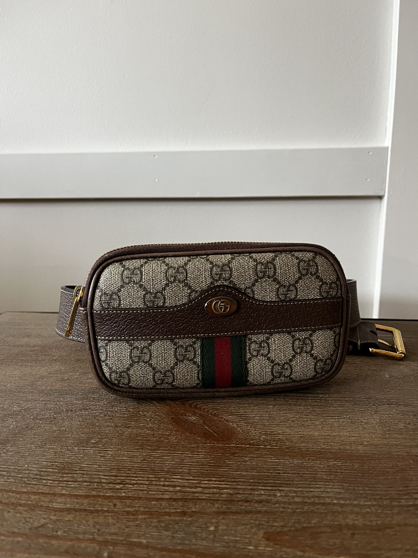 Gucci GG Supreme Monogram Ophidia Belted Bag
