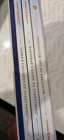 Dungeons and dragons expanded rule books