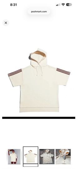 Adidas x Ivy Park Oversized Short Sleeve Hoodie NWT Large GK4909
