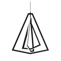 LED Black Pendant Light