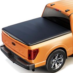 Xprite 5.5FT Soft Tri-Fold Truck Bed Cover Tonneau Cover Compatible with 2015-2025 Ford F150 F-150 F150 5'5" Bed (67.1")  Brand Xprite Style Soft Tri-