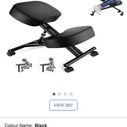**Just Reduced.!!***Coocheer Black Ergo Kneeling Chair.!! NEW