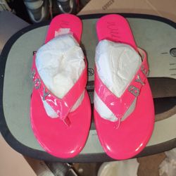 Macy's Wild Pair Hot Pink Size 8 Flats 