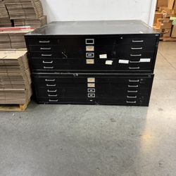 Large Flat File Cabinet – Blueprint / Plan Storage (2 Available)