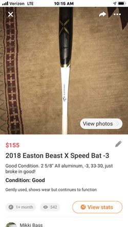 2018 Easton Beast XSpeed Bat -3