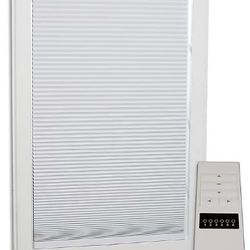 allen + roth 47-in x 72-in White Room Darkening Blackout Cordless Motorized Cellular Shade (contact info removed)