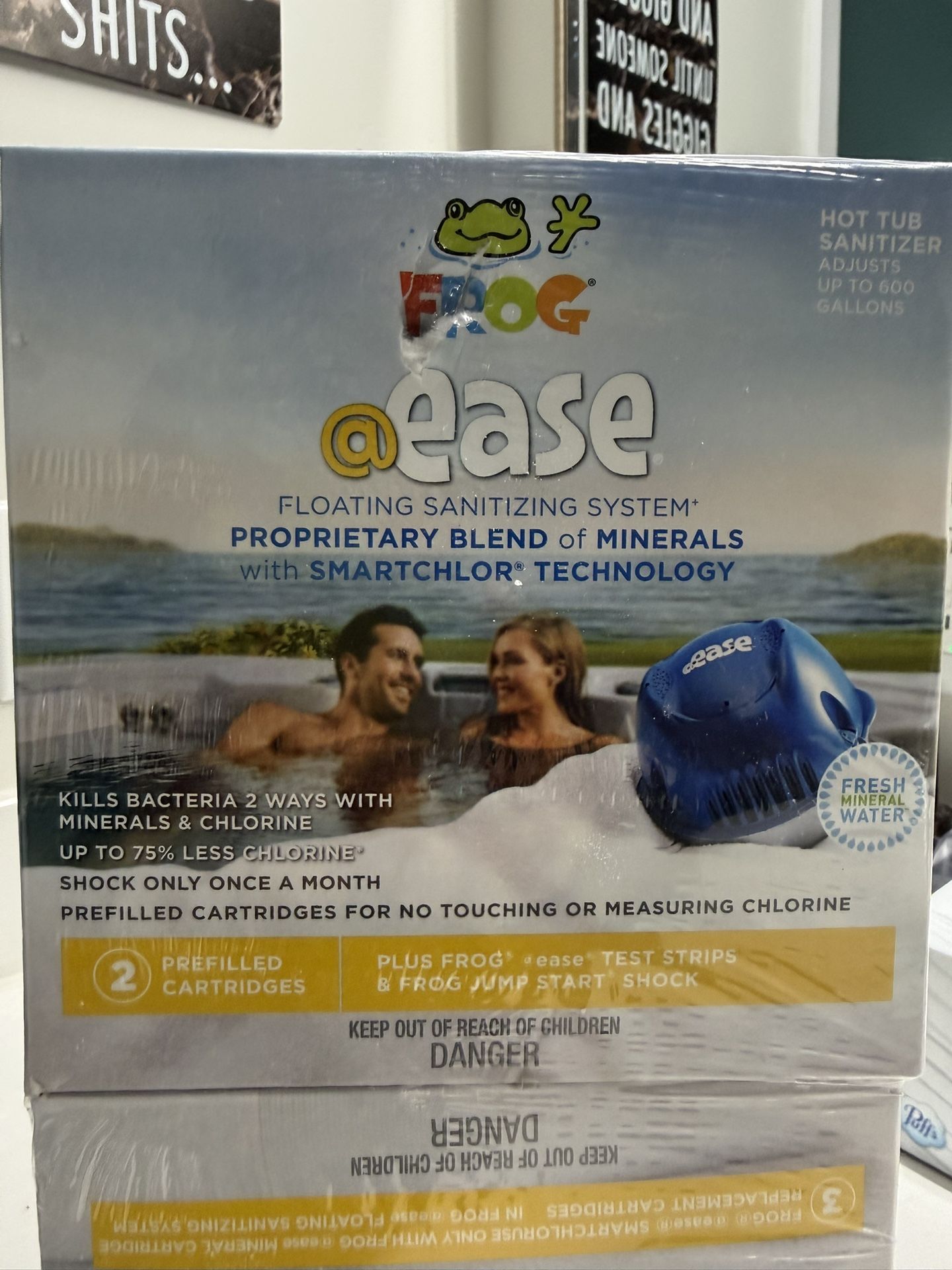 Frog Chlorine Pool / Hot Tub Sanitizing System With 3 Replacement Cartridges