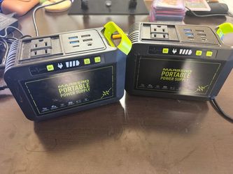 2 MARBERO Portable Power Stations / Battery Generators