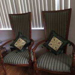 Two Antiques  High Chairs 
