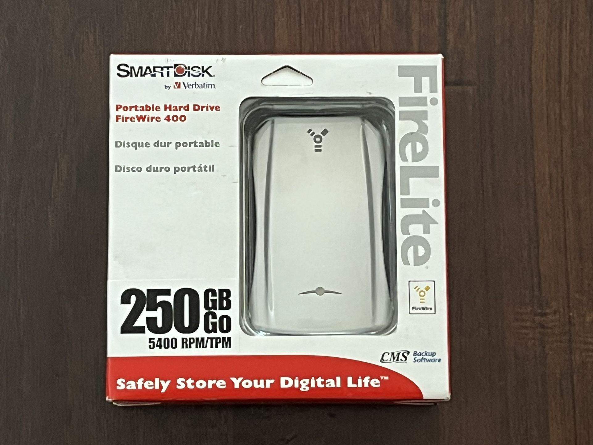 Smart Disk By Verbatim FireLite FW400 250 GB 5400 RPM