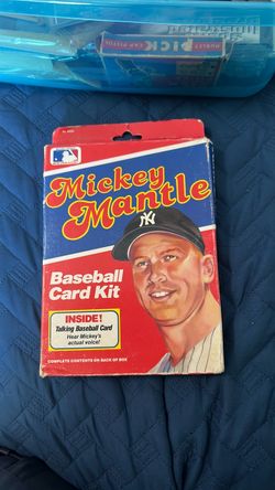 Mickey Mantle card set with talking card