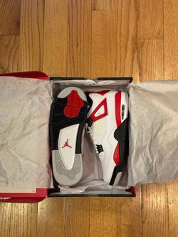 Air Jordan 4 Red Cement Size 10.5 DS