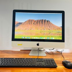 Apple iMac 21” 2.5Ghz i5 12GB RAM 500GB High Sierra All in one computer