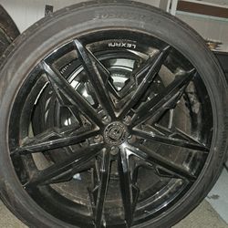 22" Lexani Competition Series Wheels & Lionhart Tires