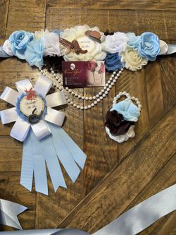 Maternity Sash Set 547