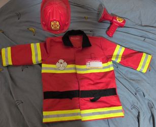 Melissa and Doug fireman chief costume