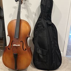 FS Cello 3/4 with upgraded custom bridge and prelude strings