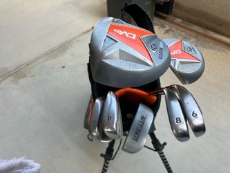 U.S. Kids Golf DV3 Ultralight Junior Set with Bag (Orange - Height 51")