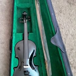 Brand New Maple Wood Violin With An Beautiful Deep Black Finish 