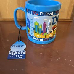 Dubai  plastic mug I Love Dubai Souvenir Coffee Cup-Travel To The UAE Gift-Vacation  Gifts
