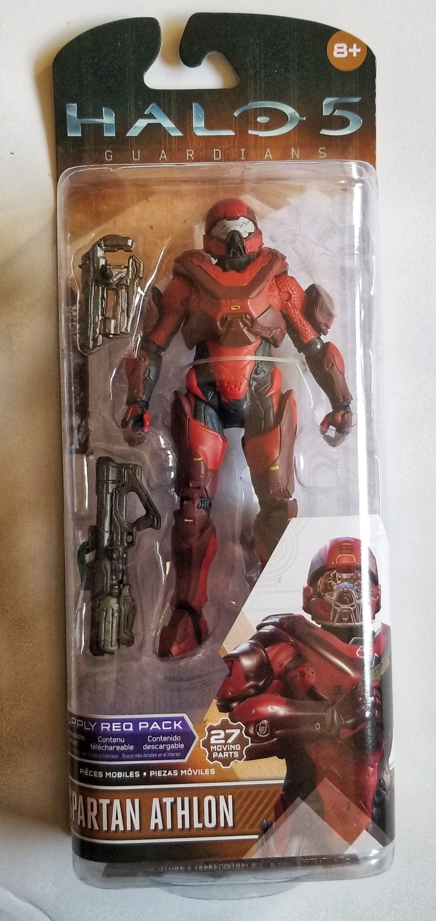 McFarlane Toys Halo 5 Spartan Athlon and Marvl Retro spiderman action figures