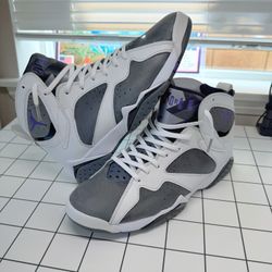 Pre-owned Nike Air Jordan 7 Retro CU9307-100 Flint (2021) Men’s Size 10 W/O Box