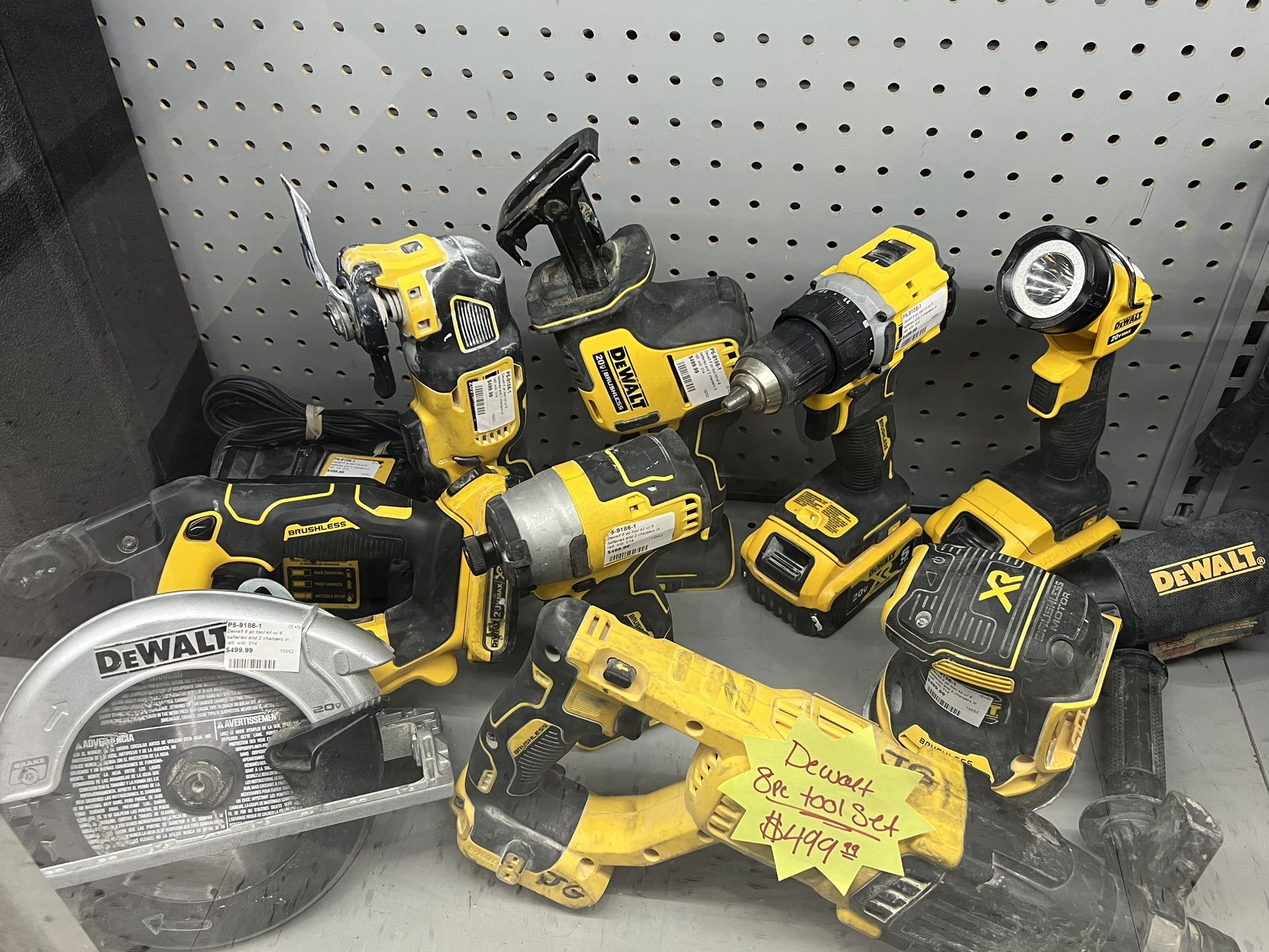 Dewalt 8 pc tool kit ! 