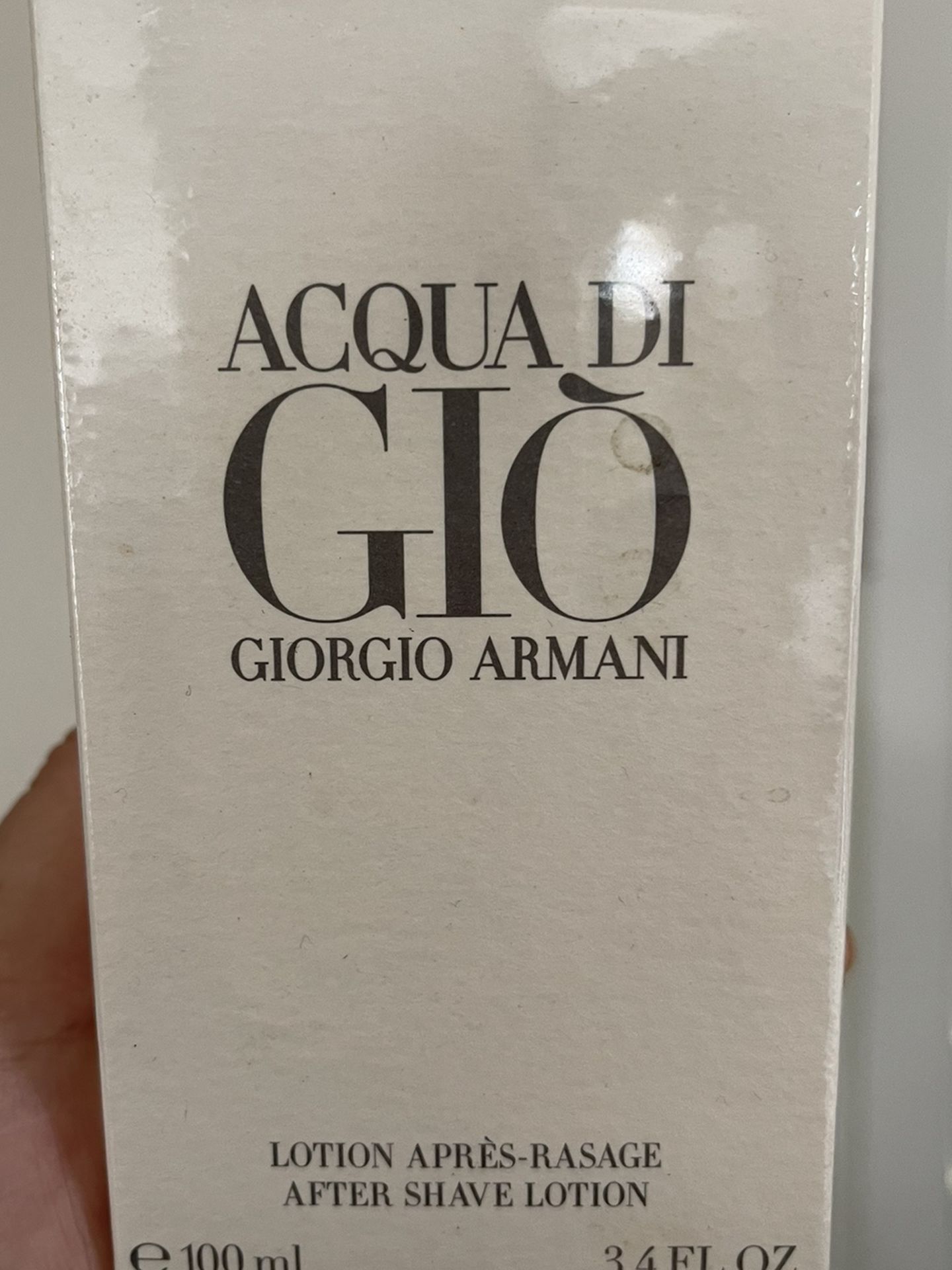 New - Acqua Di Gio After Shave Lotion