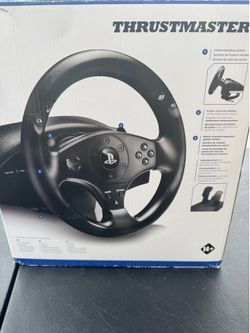Thrustmaster T80 racing wheel designed for PlayStation 3 and PlayStation 4 consoles