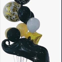 Mustache Bouquet  balloons