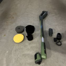 Pure Clean Rotary Battery Operated Washer With Attachments : New / Never Used 