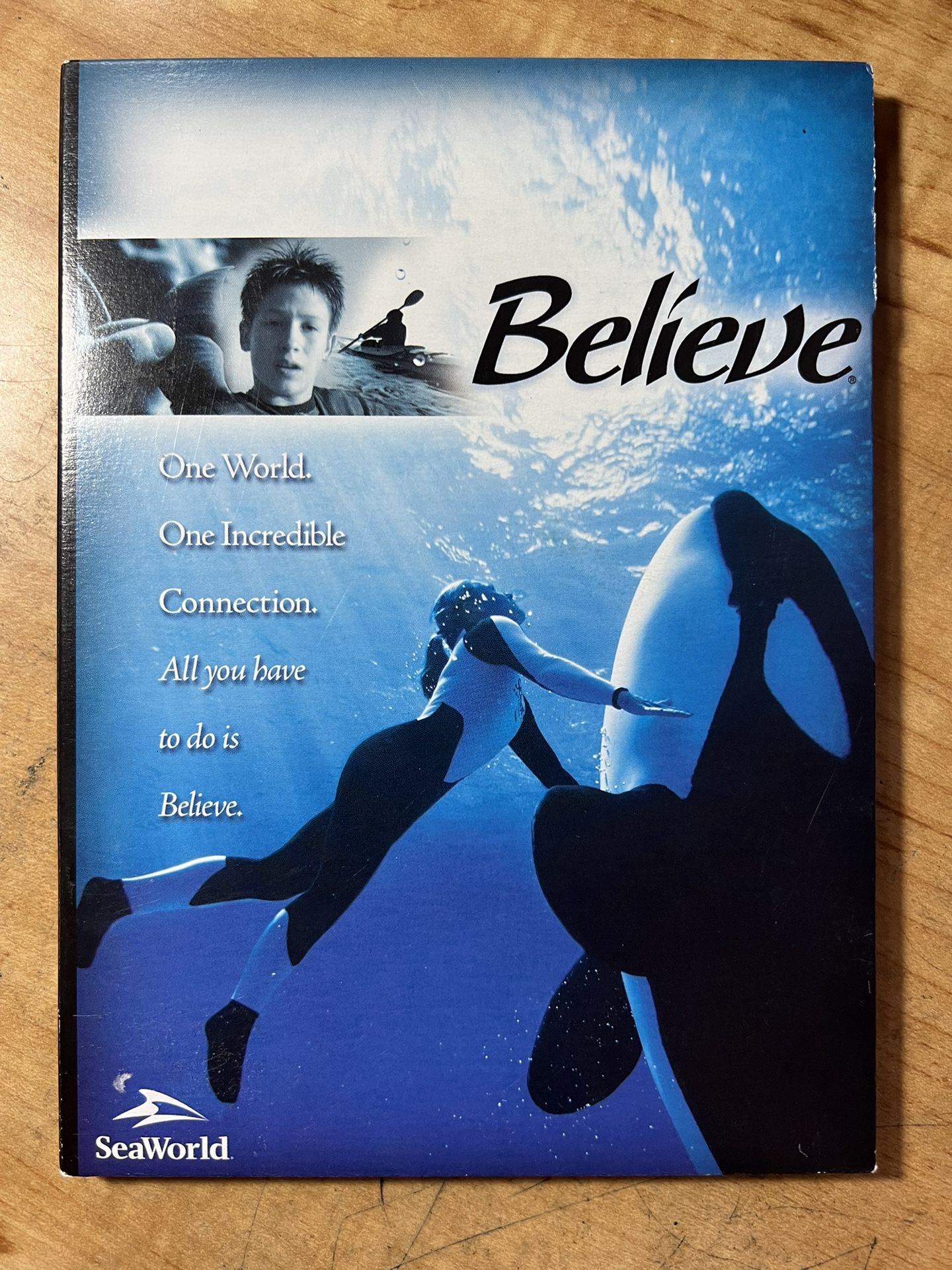 BELIEVE w/ Insert (DVD, 2008) SeaWorld Shamu Killer Whale Documentary