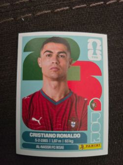 Panini FIFA Cristiano Ronaldo Sticker Card