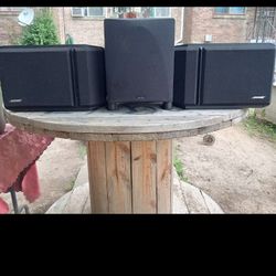 BOSE 201 IV SPEAKERS & 300W SUB FOR PS5 DISC OR XBOX SERIES X TRADES 