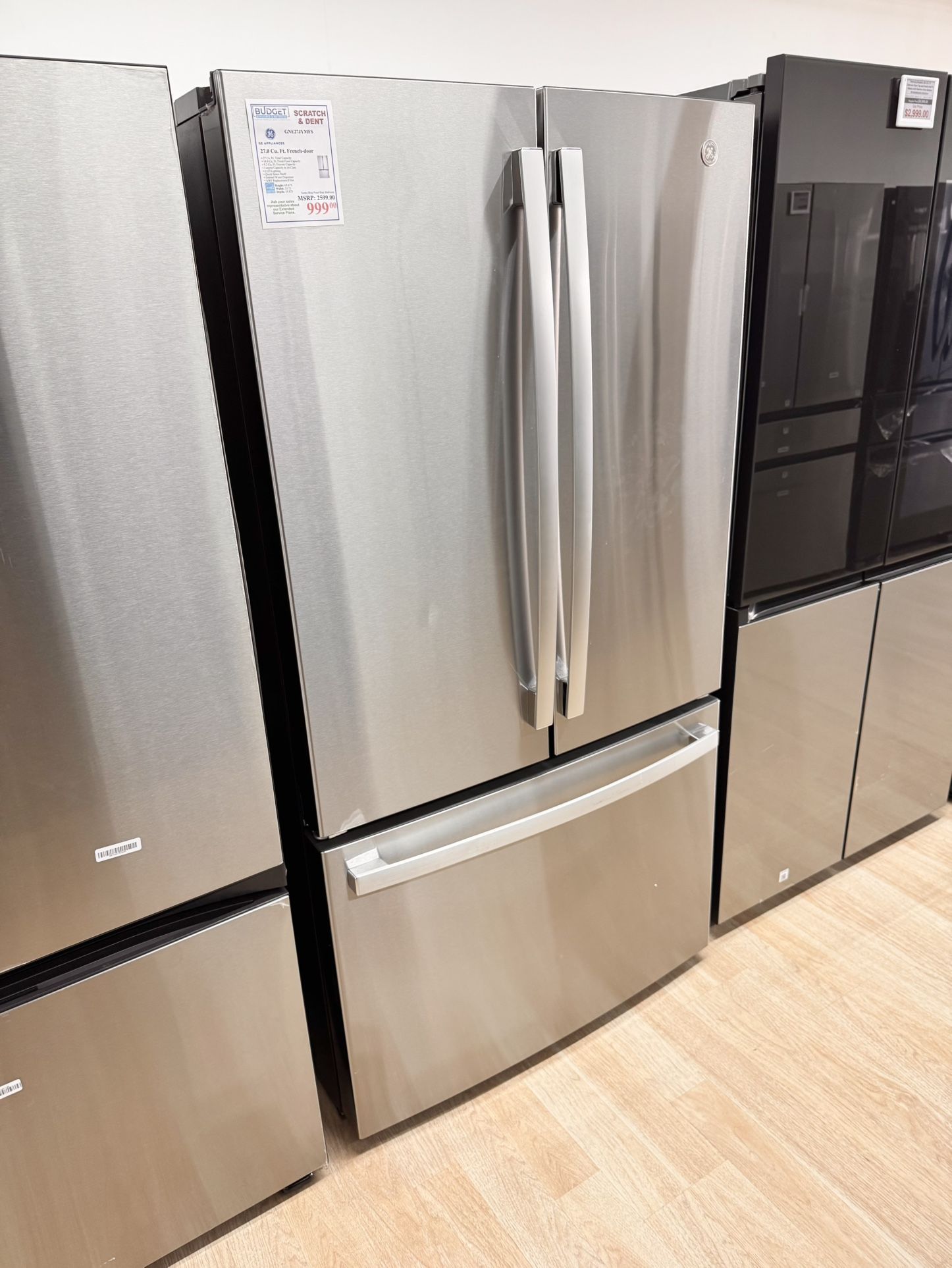 New GE 27.0 Cu. Ft. French-door GNE27JYMFS