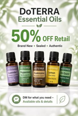 Doterra oils Brand new