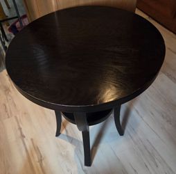 Beautiful burnt wood table