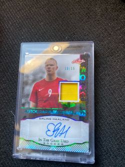 Erling Haaland Auto Card!!!