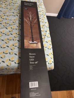 Brown snow LED TREE