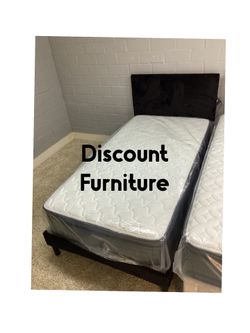 Twin Bed With Mattress 