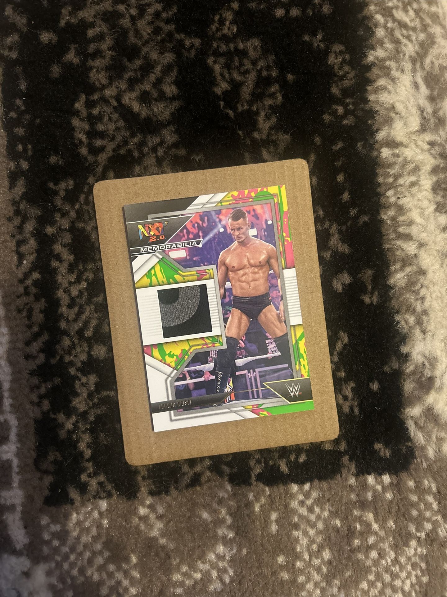 2022 Topps WWE NXT 2.0 Ludwig Superstar /25 Worn Patch Relic #NXM-MCB