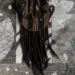 Rasta Hat With Dread Locks