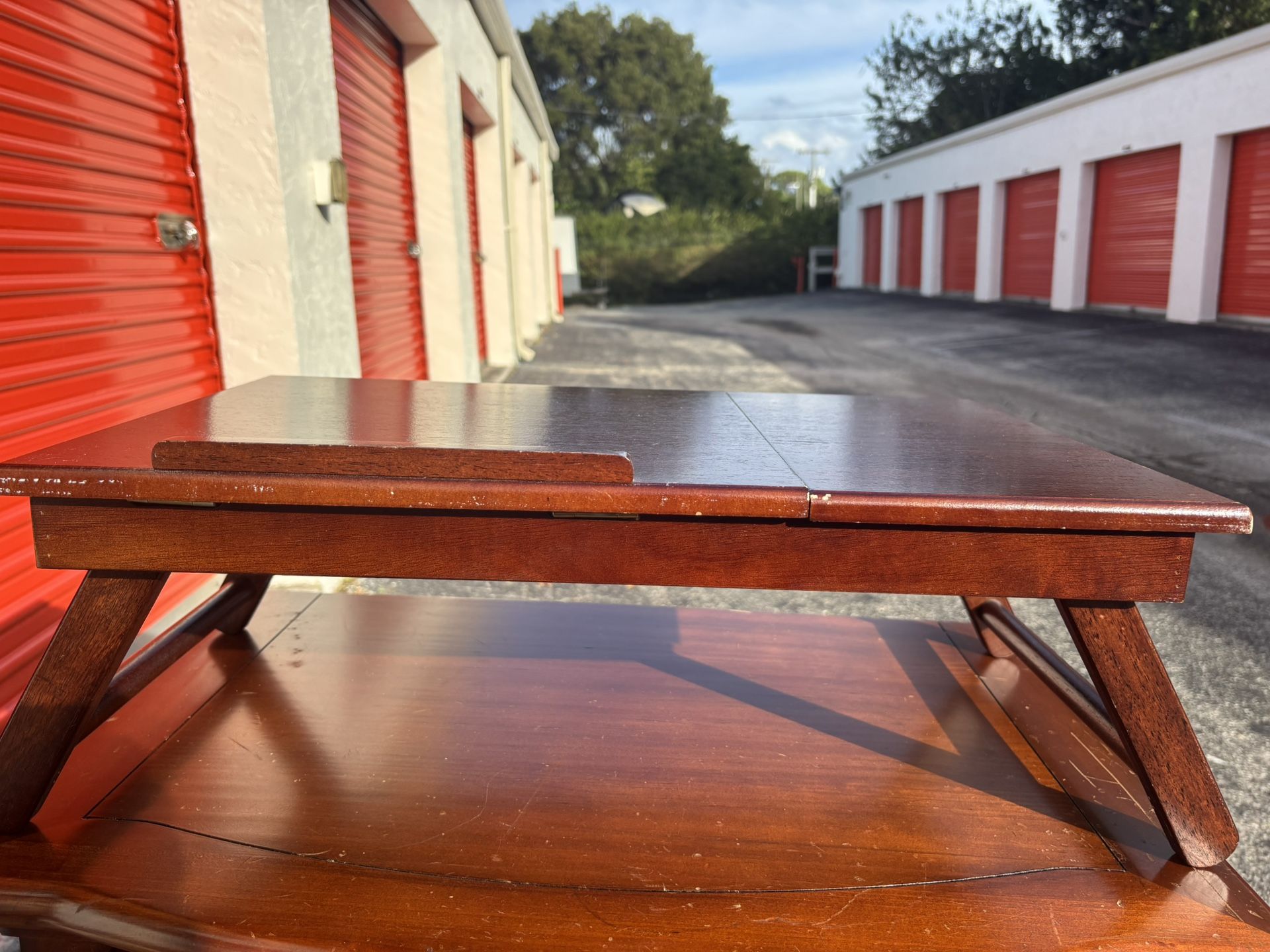 Adjustable Wood Laptop Bed Tray