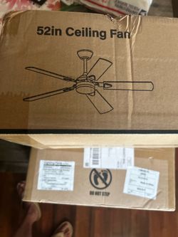 3 pack 62” ceiling fans black