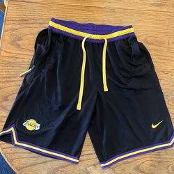 Nike Lakers Men’s Black / Purple Athletic Shorts Size M