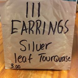 Earrings Unclaimed Internet Purchase #111