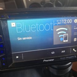 STEREO PIONEER CD DVD AUX USB BLUETOOTH APLE CAR PLAY ANDROID GOOD CONDICIÓN ABLO ESPAÑOL 
