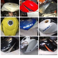 Suzuki GSXR gas tank we can possibly clean yours