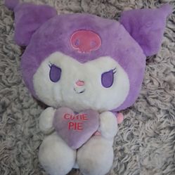 kuromi valentine's day plush