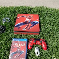 $220! Spider Man PS4 Slim 1,000GB With New controller & 1 New Game of choose $220! All work 100%